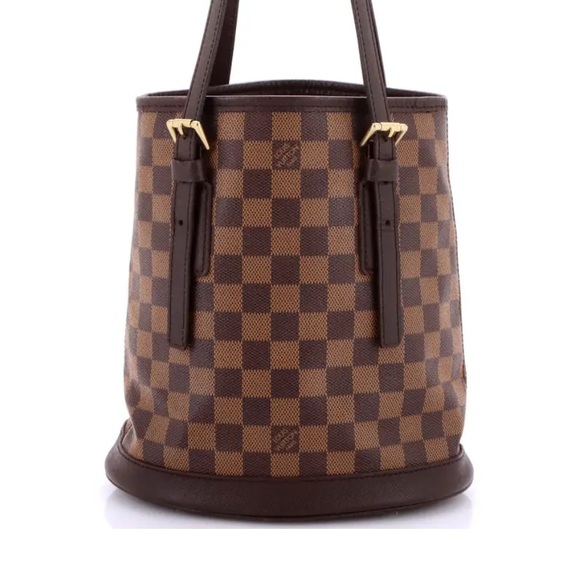 Louis Vuitton Handbags - LV Damier Ebene Marais Bucket Bag